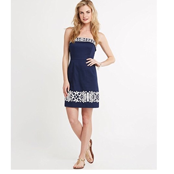 Vineyard Vines Dresses & Skirts - Vineyard Vines Nautical Strapless Dress